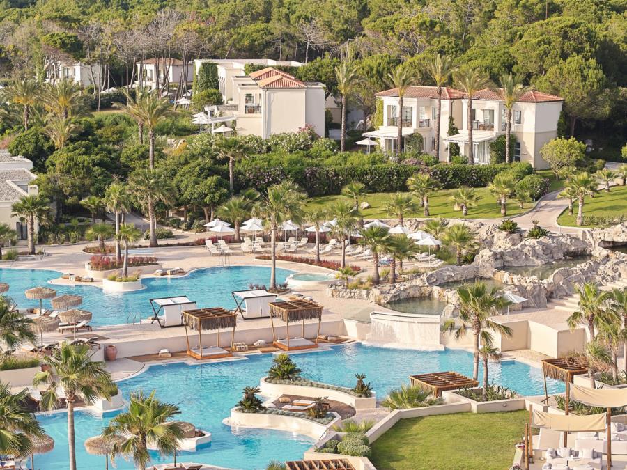 Grecotel Luxme Palms At Riviera Olympia & Aqua Park Λουτρά Κυλλήνης Εξωτερικό φωτογραφία